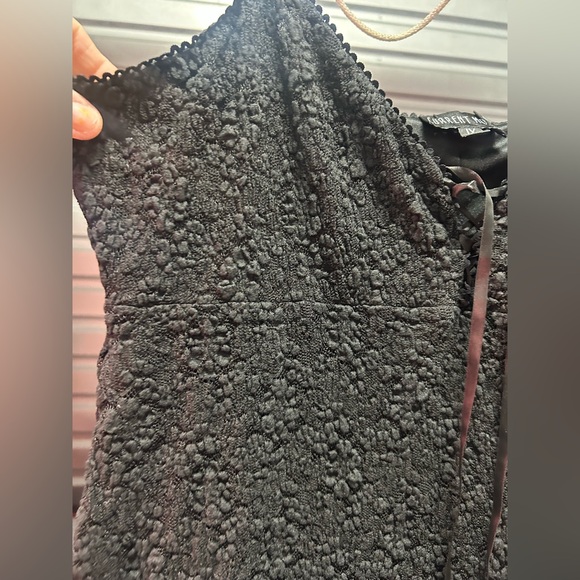 1X long lace black dress + black cape lace bolero type crop jacket goth CURRENT - Picture 12 of 16